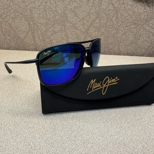 MAUI JIM KAUPO GAP 437 SUNGLASSES MATTE BLUE